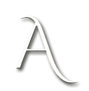 logo bufete aranda, el cual es una A mayuscula estilizada haciendo referencia a la a de bufete aranda